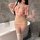 Nightsigh nightsigh sexy lingerie set featuring sheer deep v floral rose mesh bodycon mini dress, perfect for pure allure and...