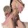 Vintage chinese hanfu style dress featuring a sparkling lace bodice with gold accents, paired with a flowing pink skirt for a...