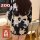 Plus size japanese kimono lingerie set with bow print - sexy oriental dance-inspired no-remove sleepwear for women