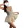 Sexy maid costume featuring a checkered backless dress with a flirty petticoat, perfect for plus-size women seeking playful e...