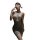 Woman in qqny maid costume lingerie set with lace details and blindfold, showcasing a tempting yet modest design.