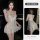 Sheer lace sleep dress with bow detail, ultra-feminine nightgown for women – qqny plus size seductive no-remove design
