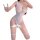 Sexy lace bodysuit with open crotch design, perfect for small busts. japanese sweet style, no-remove feature, pure and tempti...