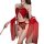 Red chinese-style lingerie set with lace, tassels, and sheer sleeves—sexy hanfu-inspired bralette for romantic sleep or dance...