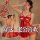 Red lace sheer mesh sleep dress with underwire, backless romantic nightgown with bow - new year lingerie