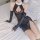 Seductive nun costume set - sexy split-open lingerie outfit for role play & cosplay, featuring a halter top with lace collar ...