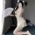 Seductive qipao-style lingerie sleepwear for women – high-slit, no-remove erotic nightwear, pure & tempting design