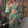 Sexy chinese hanfu lingerie set - sheer chiffon wrap top & skirt, pure-yet-sensual oriental style outfit