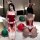 Sexy christmas bunny costume for women - seductive holiday lingerie set, no-remove role play outfit featuring festive red and...