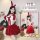 Sexy christmas lingerie set - velvet role play costume for new year eve & holiday cosplay, featuring red bunny ears and festi...