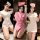 Sexy flight attendant costume set featuring stretchy role play lingerie outfit with bra and skirt, perfect for themed events ...