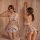 Sexy grid jk student lingerie set - summer lace-up hollow-out school uniform outfit for women, featuring plaid design with bo...