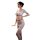 Sexy lace crop top and skirt set with open-crotch design, perfect for womens sleepwear outfits.
