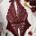 Sexy lace see-through lingerie set featuring deep v open cup hookless bra and crotchless bodysuit, perfect for women seeking ...