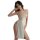 Sexy lace sleep dress with high slit, elegant design perfect for womens nightgowns, seductive bedroom lingerie, and costume s...