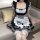 Sexy maid costume lingerie - cosplay lolita uniform with pet paw design, perfect for sleepwear and bedroom outfits