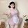 Sexy maid costume set for women – lace sleep dress & matching underwear, cute qqny style
