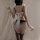 Sexy maid costume for women featuring a lacy pure and tempting bodysuit with no-remove design, perfect for bold fashion cospl...
