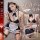 Sexy maid costume for women - seductive lingerie set, busty illusion bikini, role play outfit, easy-on uniform