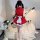 Sexy maid costume for women featuring a soft plush christmas and new year dress with an open-front design, cute and playful l...