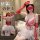 Sexy nurse costume for women with lace details, perfect for halloween, cosplay, and boudoir photography.
