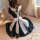 Sexy ruffled maid costume set - cute & playful role play uniform with apron for women, featuring a black dress with white ruf...