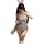 Sexy uniform-inspired bunny-themed lingerie set featuring a butterfly lace bodysuit and matching outfit with bunny ears and a...