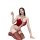Sexy velvet bunny girl costume with bow - cute christmas & new year outfit, princess tutu dress
