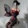 Sexy snow dream lace off-shoulder kimono-style sheer robe with fan for cosplay and role play outfits