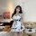 Sugary-cute bunny girl dress - japanese anime maid costume, flirty kawaii cosplay outfit for women