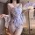 Elegant sheer kimono robe featuring butterfly print, perfect for flirty sleepwear or seductive evening wear.