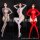 Wild Temptation Sheer Ultra-Thin Bodysuit - High-Elastic Sexy Lingerie Set for Bedroom Romance - Product Image