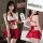Womens premium jk style sexy lingerie set - schoolgirl skirt & suspender dress, no-undress design