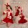Xintao Christmas Lingerie Set - Red Velvet Sexy Sleep Dress for New Year Party & Role Play, Pure Temptation Style - Product Image