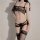 Sexy maid costume set featuring lace erotic lingerie with open-crotch design, perfect for role play and temptation.