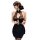 Zhongqu sensual lace cheongsam lingerie - sheer chinese style role play outfit with ties & cut-out details
