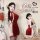 Zimei red silk velvet chinese-style lingerie set featuring traditional design elements, perfect for festive occasions.