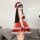 Sexy christmas lingerie set - velvet role play costume for women, new year eve outfit