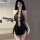 Zongqu sensual sheer cheongsam lingerie - chinese-style role play outfit, no-remove temptation dress for passionate play